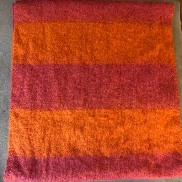 Orange/pink scarf 19” x 83” - Picture 6 of 6